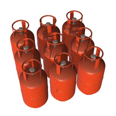 Gaz silindir LPG tankı gaz şişesi