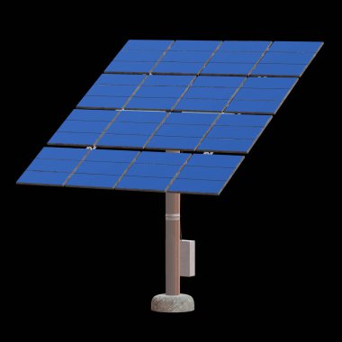 Güneş enerjisi paneli 3D