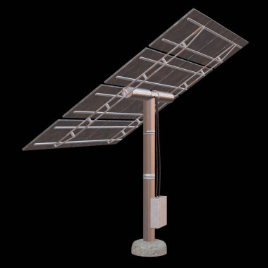 Güneş enerjisi paneli 3D