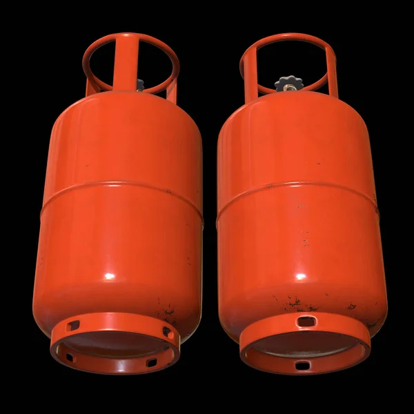 Cilindro de gas tanque de lpg botella de gas —  Fotos de Stock
