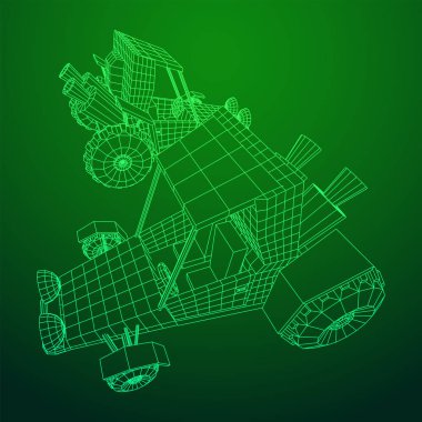 Kapalı yol kum buggy araba