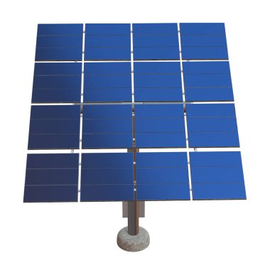 Güneş enerjisi paneli 3D