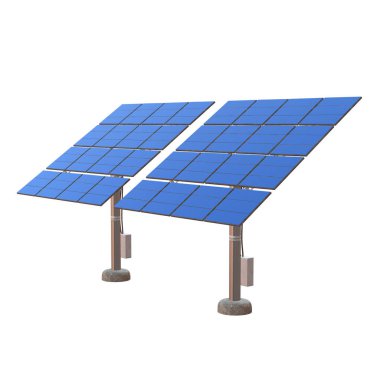 Güneş enerjisi paneli 3D