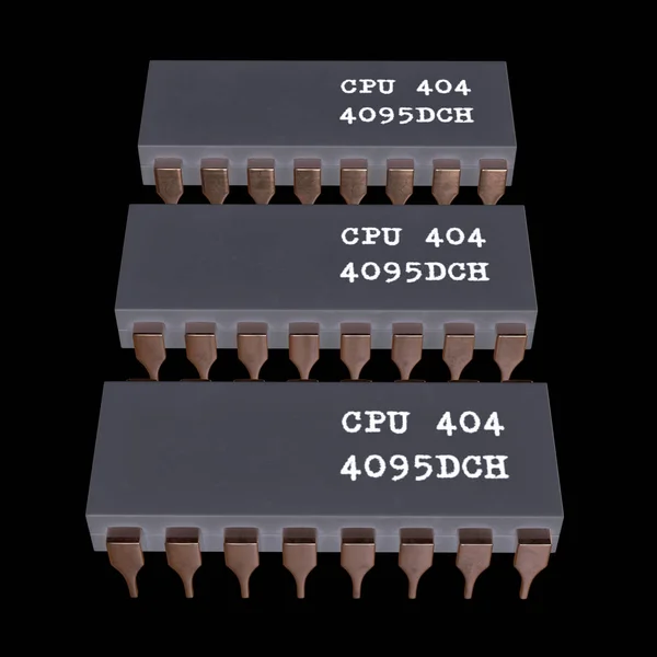 Processore quantistico a microchip — Foto Stock