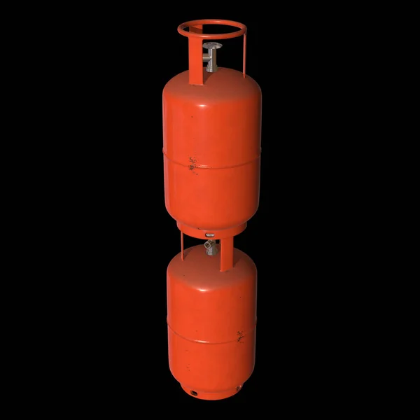 Gas cylinder lpg tank gas-bottle — Stock Photo, Image