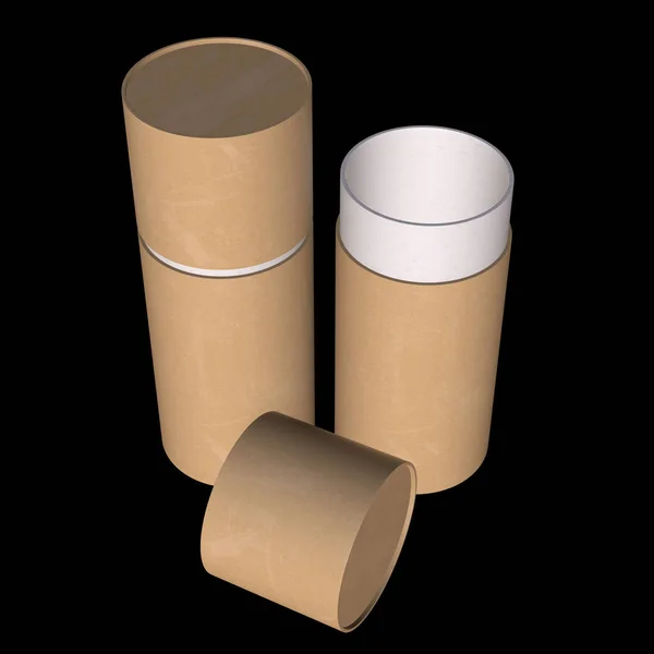 Kraft paper cardboard tube package