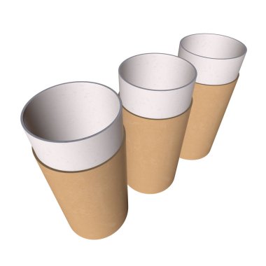 Kraft kağıt karton tüp paketi