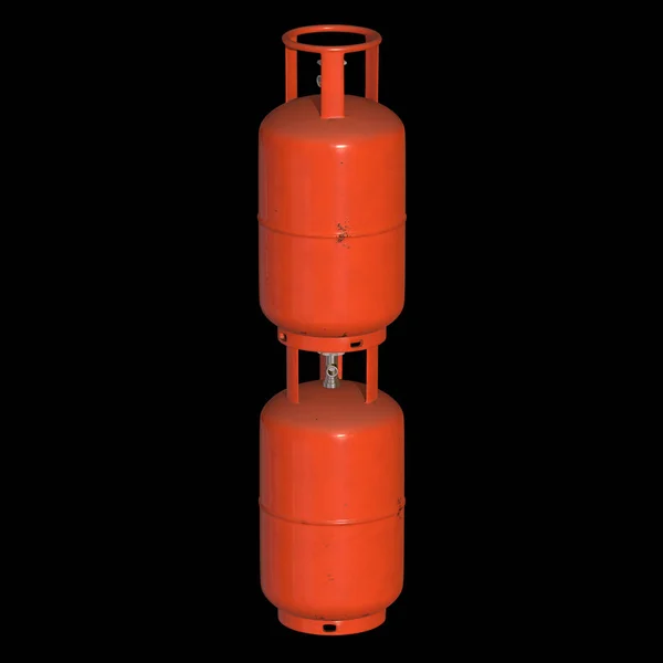 Gascylinder LPG tank gas-flaska — Stockfoto