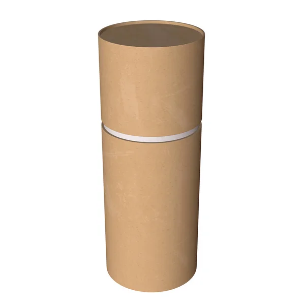 Paquet de tube de carton de papier Kraft — Photo