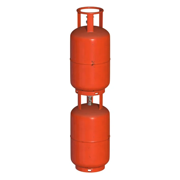 Gas cylinder lpg tank gas-bottle — Stock Photo, Image