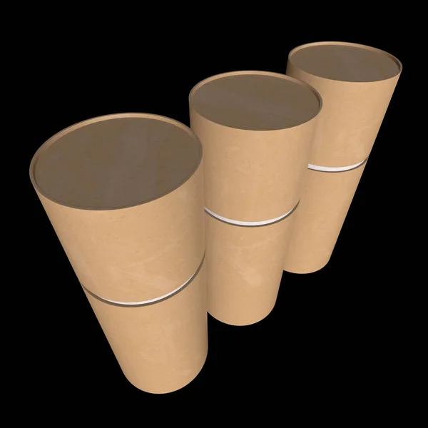 Kraft paper cardboard tube package