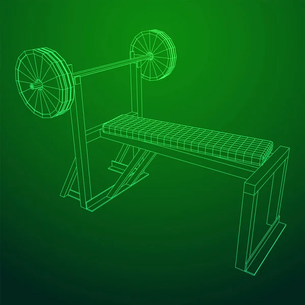 Ağırlıkları olan Barbell. Spor salonu ekipmanları