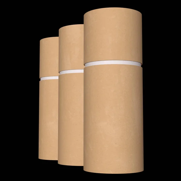 Kraft paper cardboard tube package