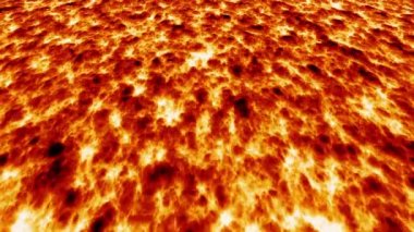 Volkanik şeytani sıcak erimiş lav. Magma bir yerde yüzen