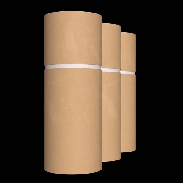 Kraft paper cardboard tube package