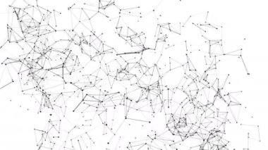 Soyut ağ arka plan hareketli.