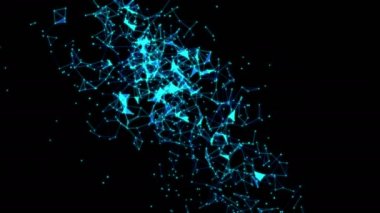 Soyut ağ arka plan hareketli.
