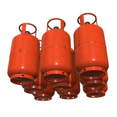 Gaz silindir LPG tankı gaz şişesi