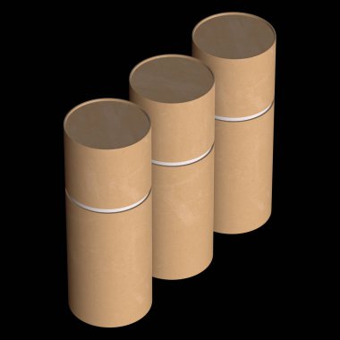 Kraft kağıt karton tüp paketi