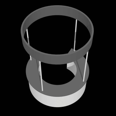 Ticaret göstermek standında durak.