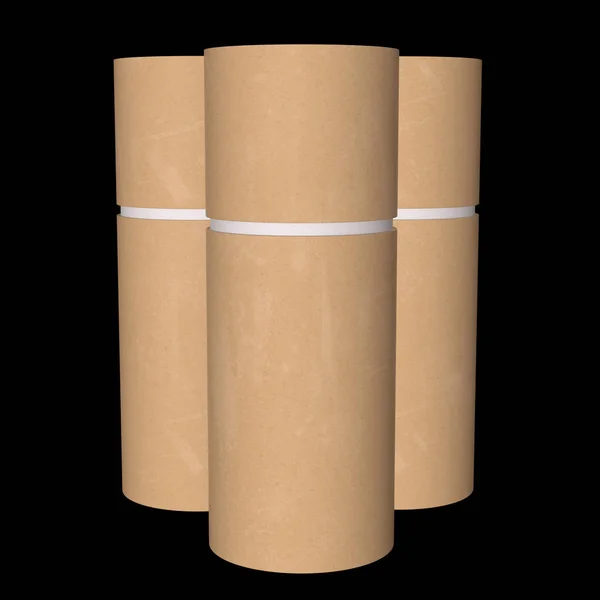 Kraft paper cardboard tube package