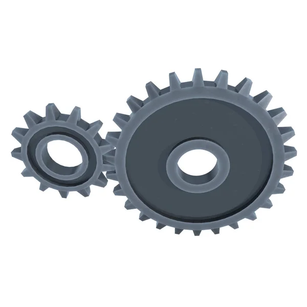 Gears. Mechanical technology machine concept — Stock Photo, Image