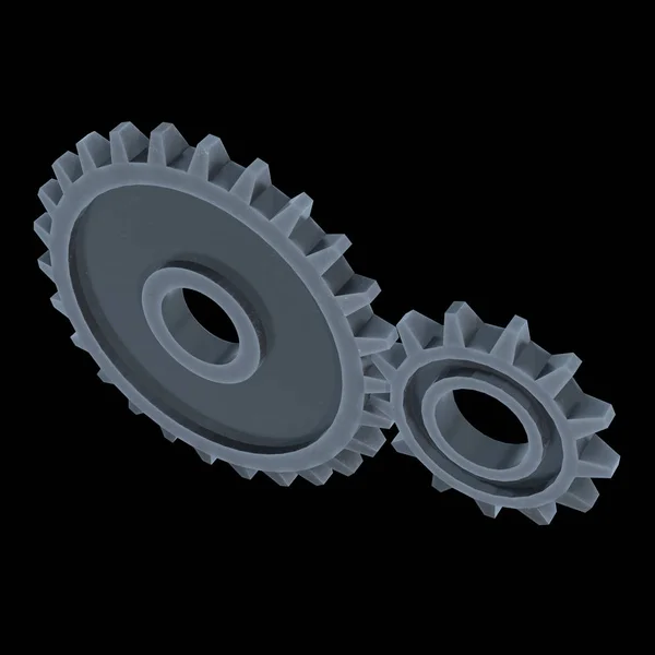 Gears. Mechanical technology machine concept — Stock Photo, Image