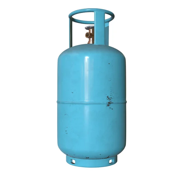 Cilindro de gas tanque de lpg botella de gas — Foto de Stock