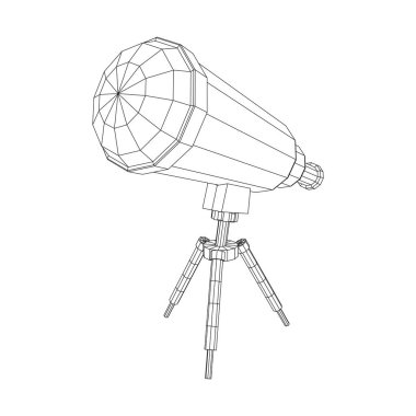 Keşfetmek için astronomik teleskop bilimsel araç