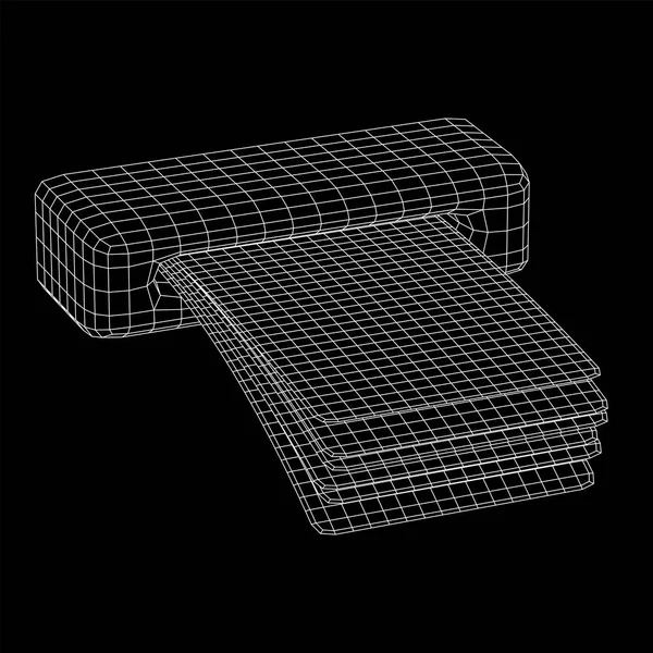 Cajero automático insertar retiro de efectivo — Archivo Imágenes Vectoriales