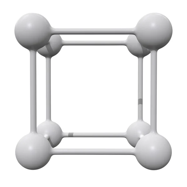 Estructura de conexión de la rejilla molecular —  Fotos de Stock