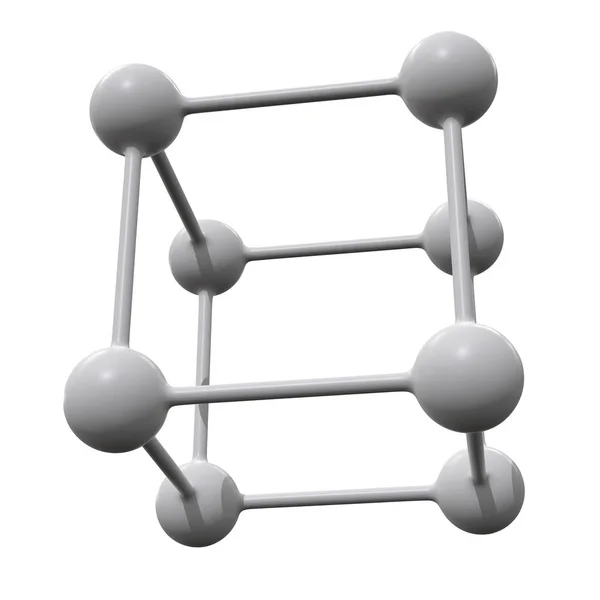 Molecule Grid Connection Structure — Stock Photo, Image