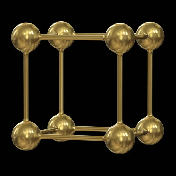 Structure de connexion de grille de molécules — Photo