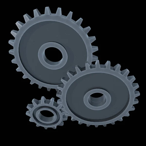 Gears. Mechanical technology machine concept — Stock Photo, Image