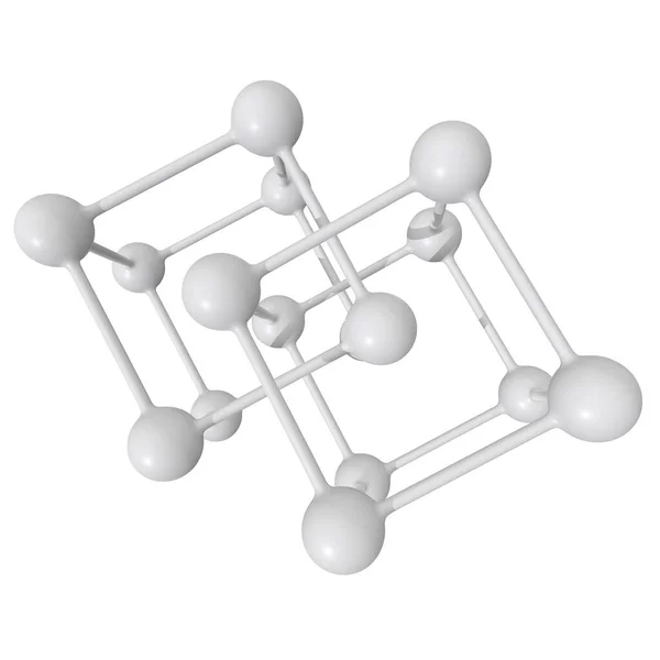 Molekyl rutnät anslutnings struktur — Stockfoto
