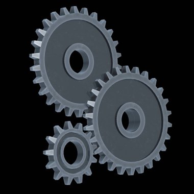 Dişliler. Mekanik teknoloji makinesi konsepti