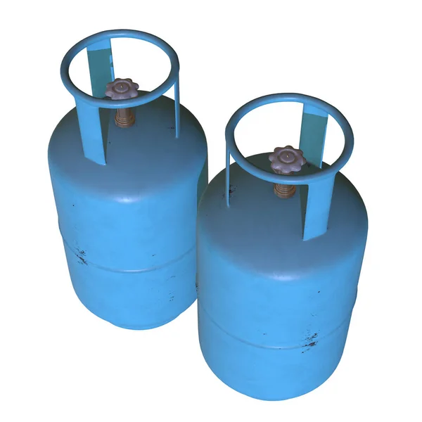 Gascylinder LPG tank gas-flaska — Stockfoto