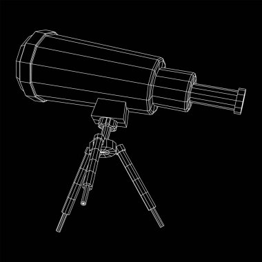Keşfetmek için astronomik teleskop bilimsel araç