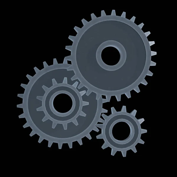 Gears. Mechanical technology machine concept — Stock Photo, Image