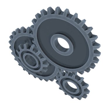 Dişliler. Mekanik teknoloji makinesi konsepti