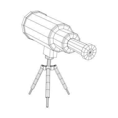 Keşfetmek için astronomik teleskop bilimsel araç