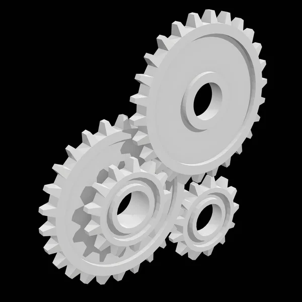 Gears. Mechanical technology machine concept — Stock Photo, Image