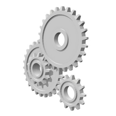 Dişliler. Mekanik teknoloji makinesi konsepti