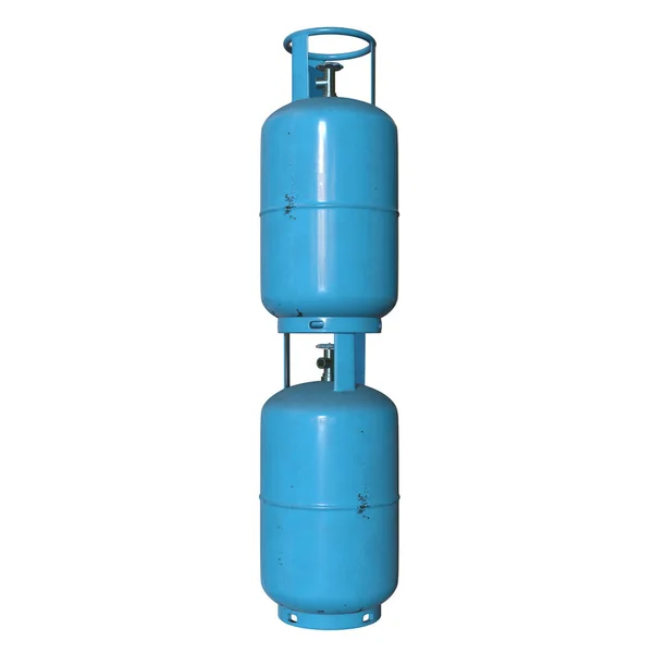 Gas cylinder lpg tank gas-bottle — Stock Photo, Image