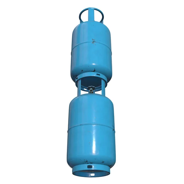 Gas cylinder lpg tank gas-bottle — Stock Photo, Image