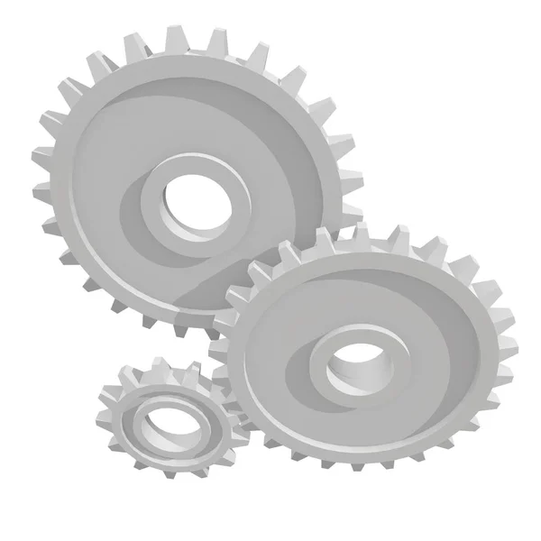 Gears. Mechanical technology machine concept — Stock Photo, Image