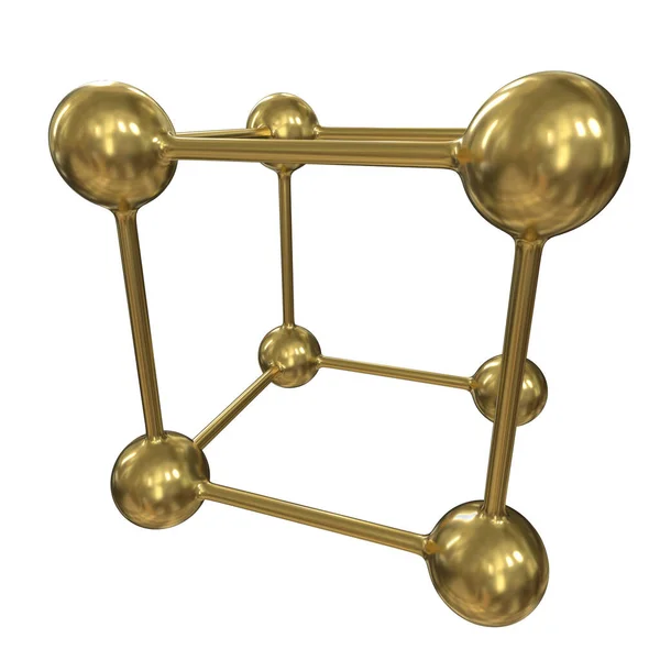 Molecule Grid Connection Structure Royalty Free Stock Photos