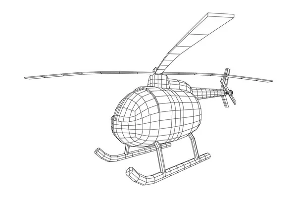 直升机飞行器向量 — 图库矢量图片