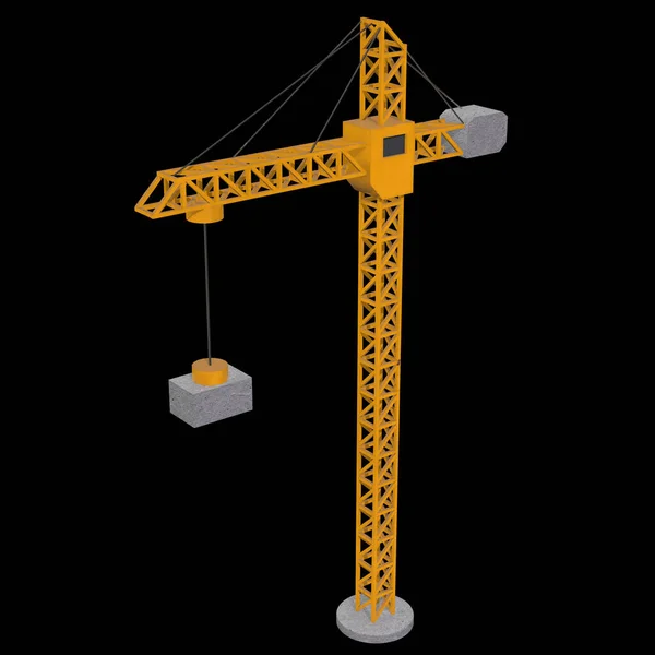 Tower construction building crane — Stock Photo, Image