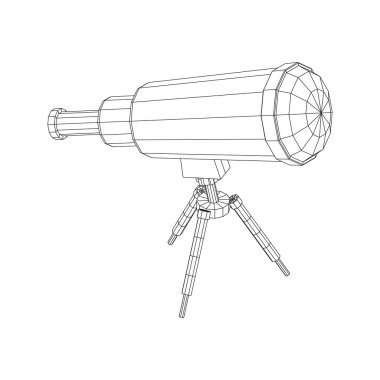 Keşfetmek için astronomik teleskop bilimsel araç